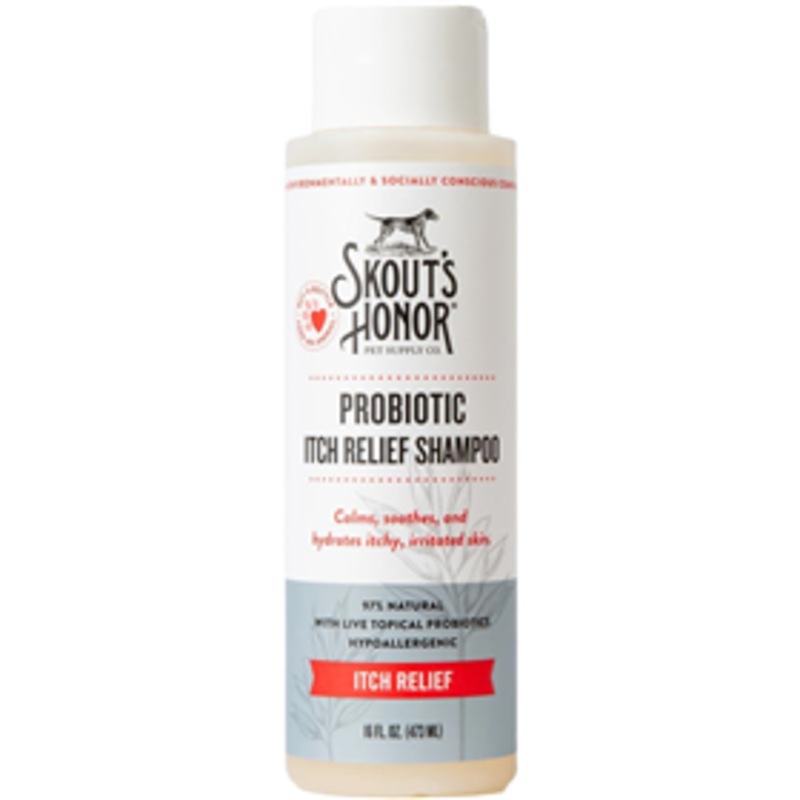 Skout’s Honor Probiotic Itch Relief Shampoo for Dogs 16 oz