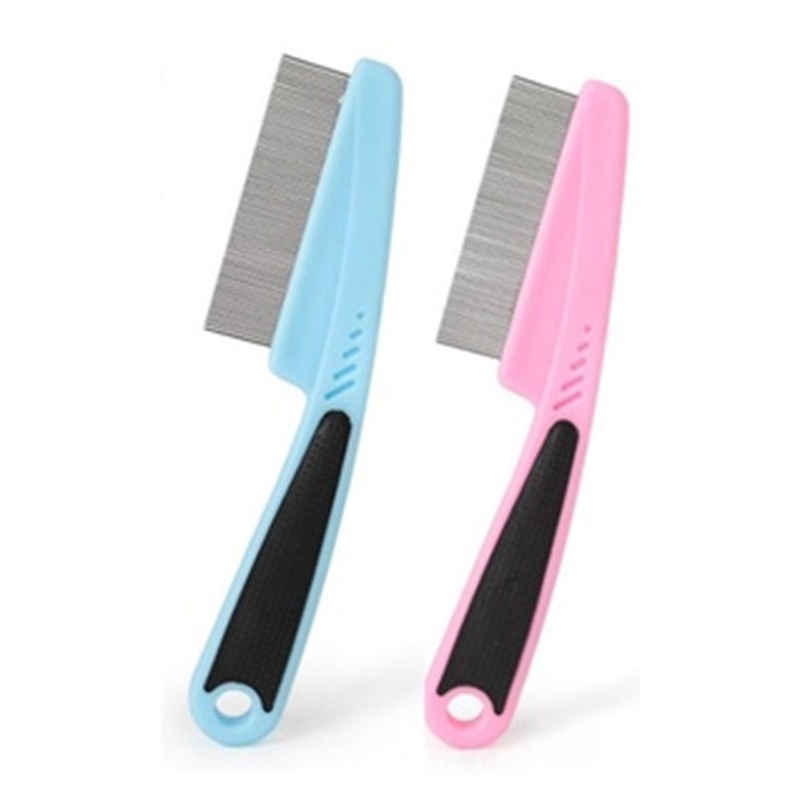 Taotaopets Pet Flea Comb – Plastic with Stainless Pins S