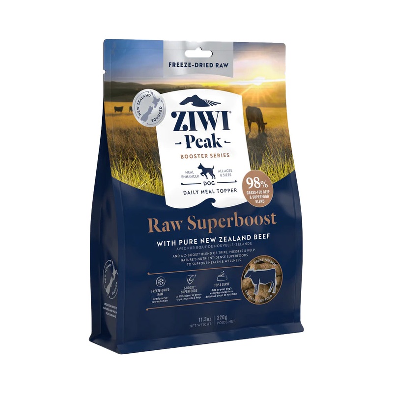 Ziwi Peak Freeze Dried Raw Superboost Daily Meal Topper – Beef