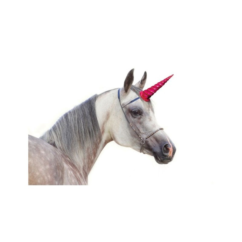 Clip-On Unicorn Horn – Clips to Browband
