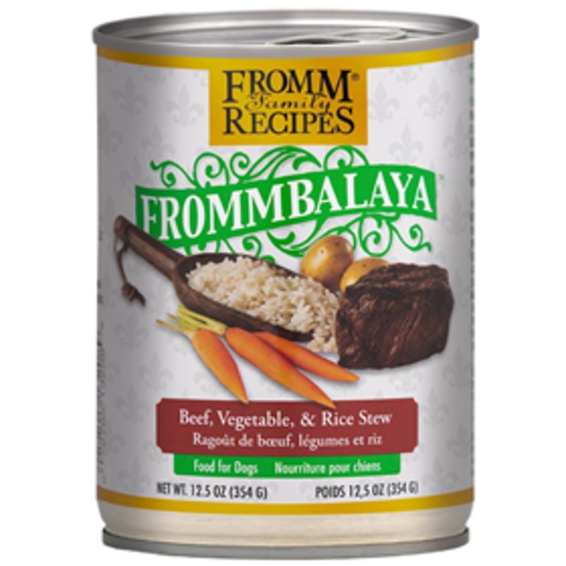 Fromm Family Frommbalaya Beef, Vegetable & Rice Stew Canned Dog Food 12.5 oz.
