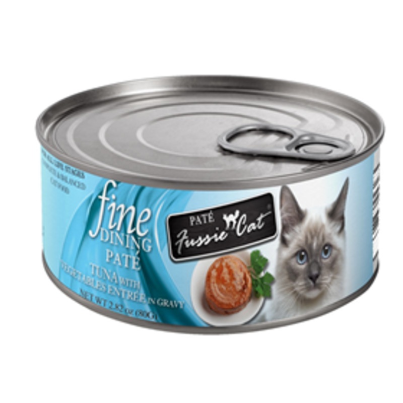 Fussie Cat Fine Dining Tuna & Veggies Pate 2.8oz