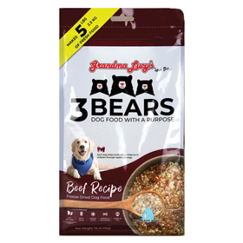 Grandma Lucys 3 Bears Beef with Grain Recipe  1 lb