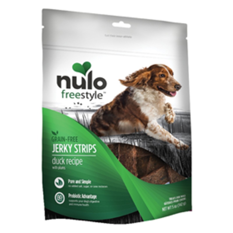Nulo Freestyle Jerky Strips Duck Recipe with Plums 5oz.