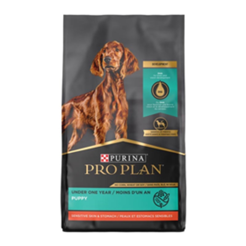 Purina Pro Plan Puppy Sensitive Skin & Stomach Salmon & Rice Formula 24 lbs.