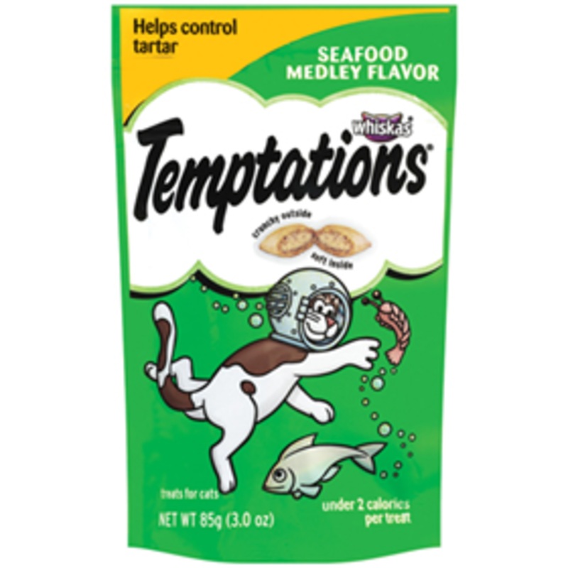 Whiskas Temptations Seafood Medley 3 oz.