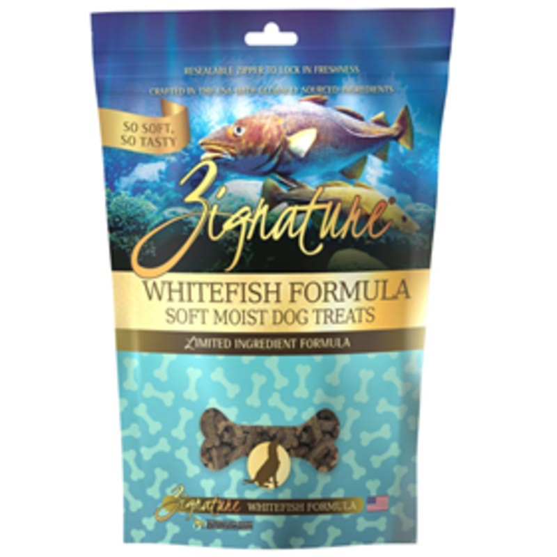 Zignature Whitefish Soft Moist Treats 4oz