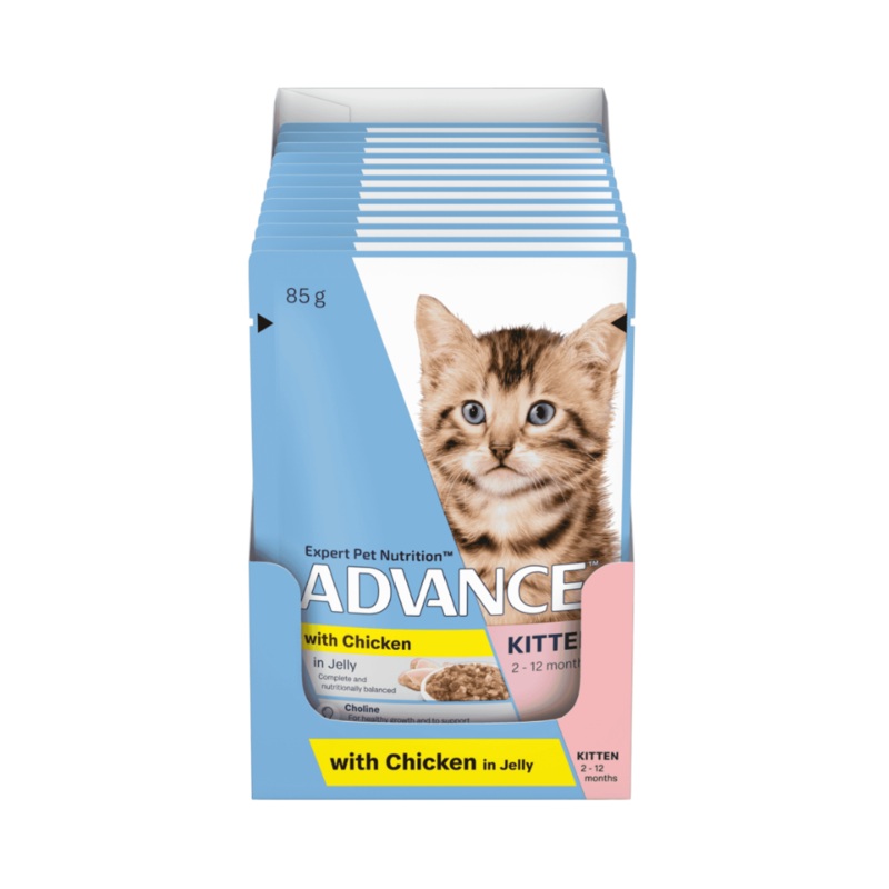 Advance Chicken in Jelly Kitten Wet Food 85g
