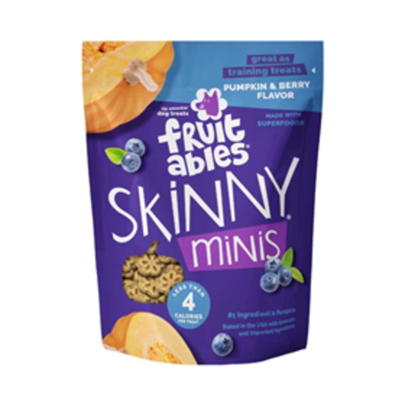 Fruitables Skinny Minis Pumpkin & Berry Dog Treats 12 oz