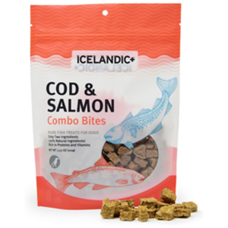 Icelandic+ Cod & Salmon Combo Bites Dog Treats