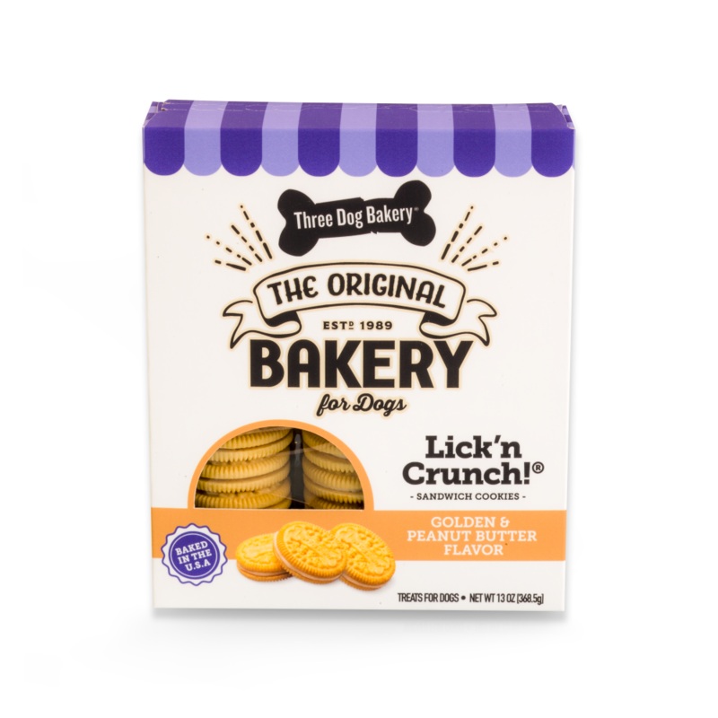 Lick’n Crunch Golden With Peanut Butter Flavored Filling