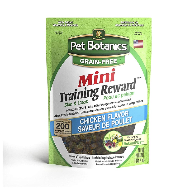 Pet Botanics GF Training Rewards Mini Dog Treats – Chicken – 4 oz.