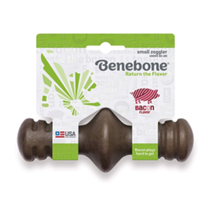 Benebone Zaggler Bacon Flavored Dog Chew Toy