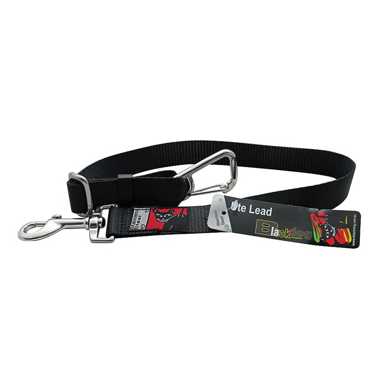 Black Dog Wear Ute Lead – Regular Black