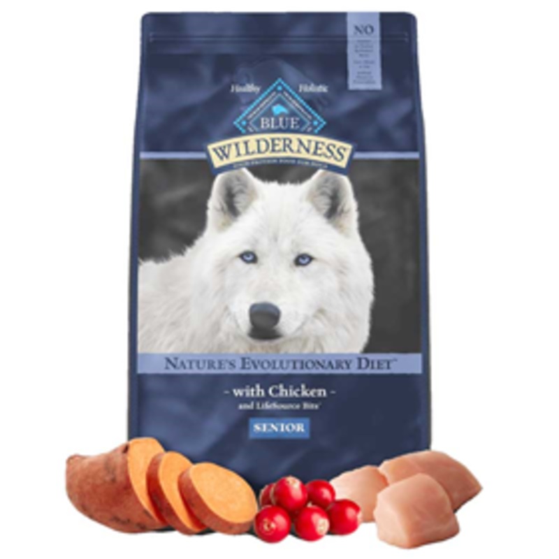Blue Buffalo Wilderness Chicken For Senior Dogs 24 lbs