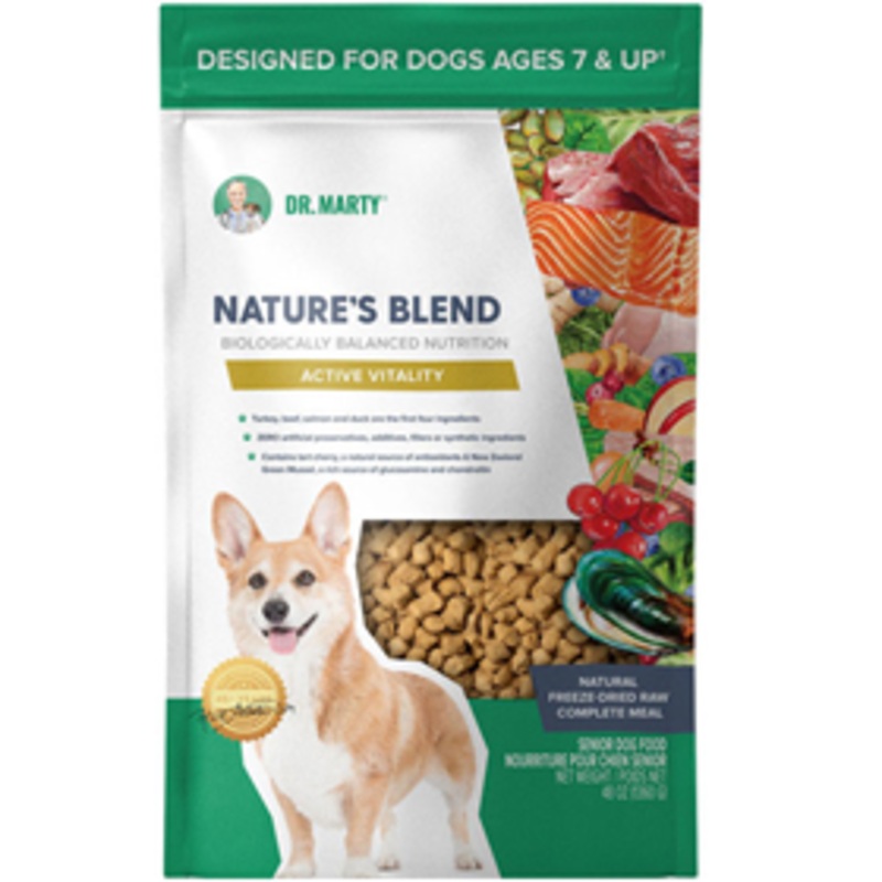 Dr. Marty Nature’s Blend Active Vitality Dog Food 48 oz