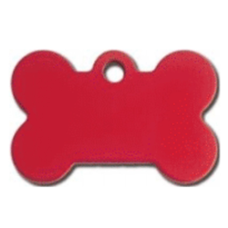 I.D Tag Small Bone Red 3×1.9cm