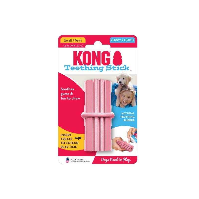 KONG Puppy Teething Stick|Small|Medium|Large|Pink|Blue