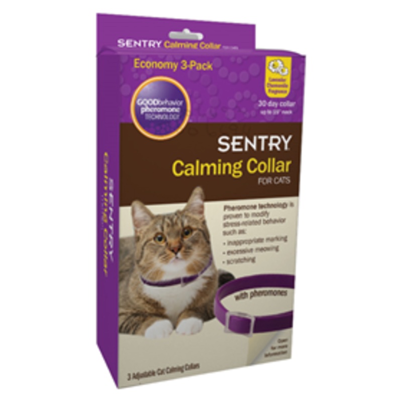 SENTRY Calming Collar For Cats 3 ct. Pkg.