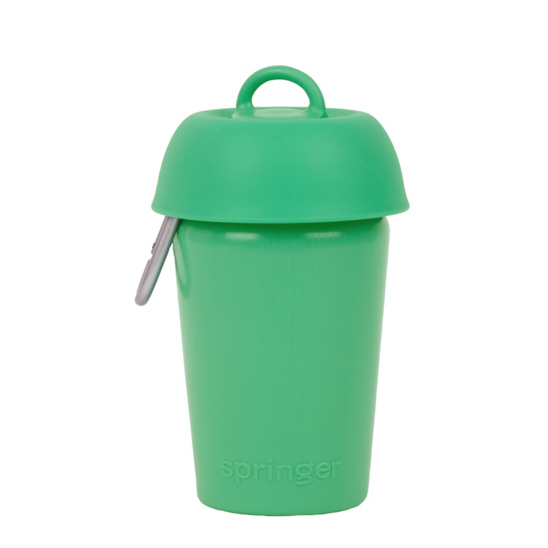 Springer Pets Flip Dog Travel Bottle Springer Green 590ml