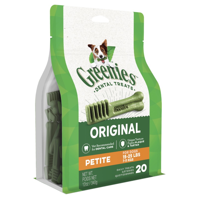 Greenies Dog Original Dental Health Treats for Petite Dogs