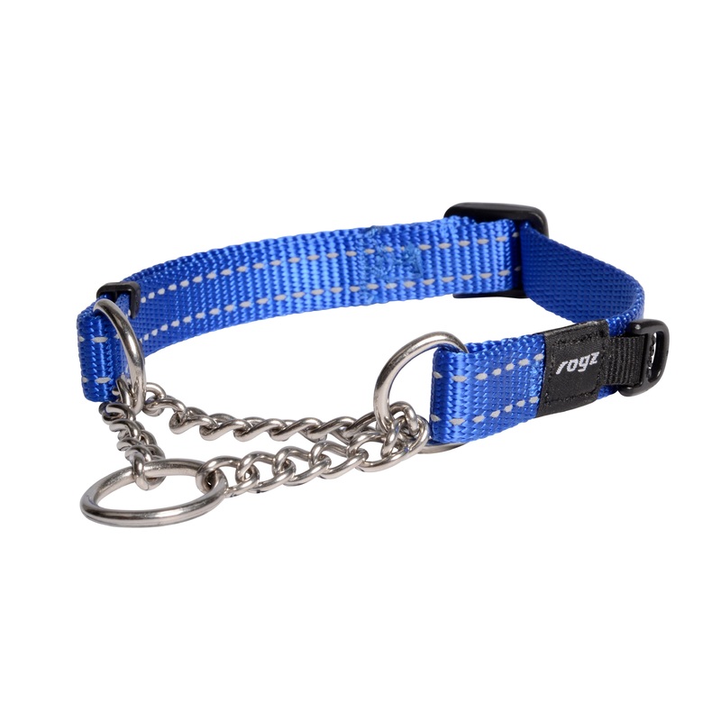 Rogz Control Obedience Dog Collar Blue