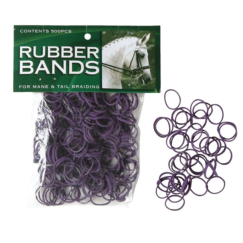 Rubber Bands|Black|Brown|Chestnut|Grey|White