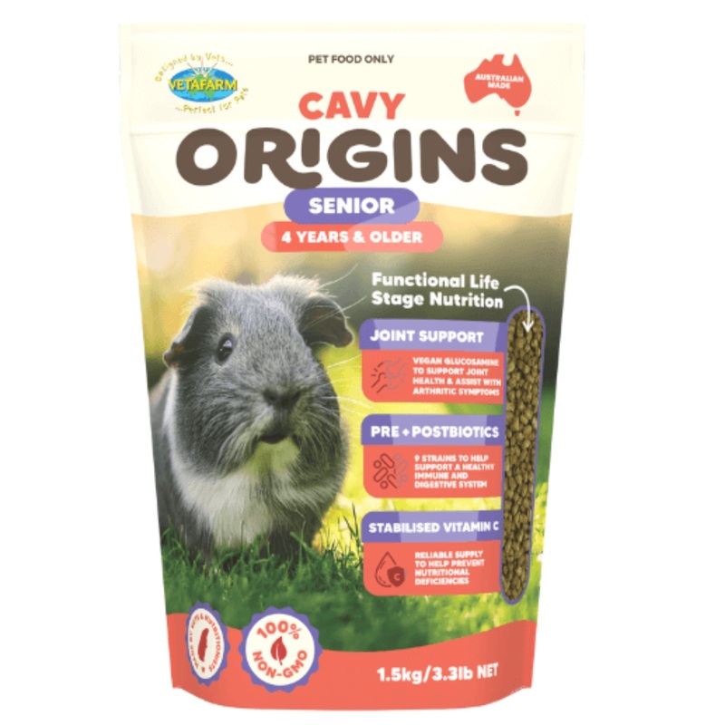 Vetafarm Cavy Origins Senior 1.5kg