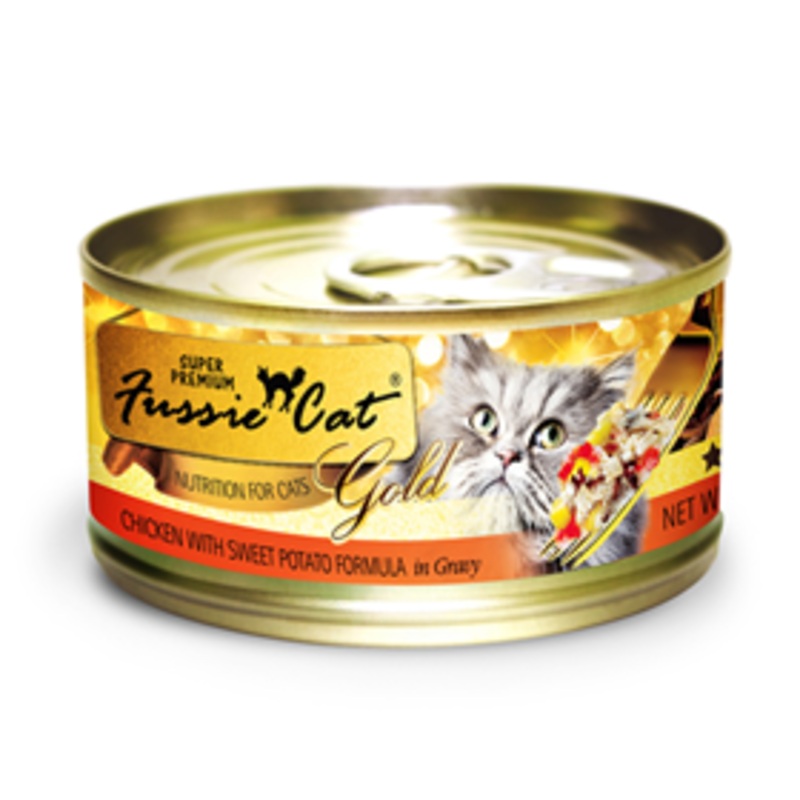 Fussie Cat Super Premium Grain Free Chicken & Sweet Potato 2.82oz Can