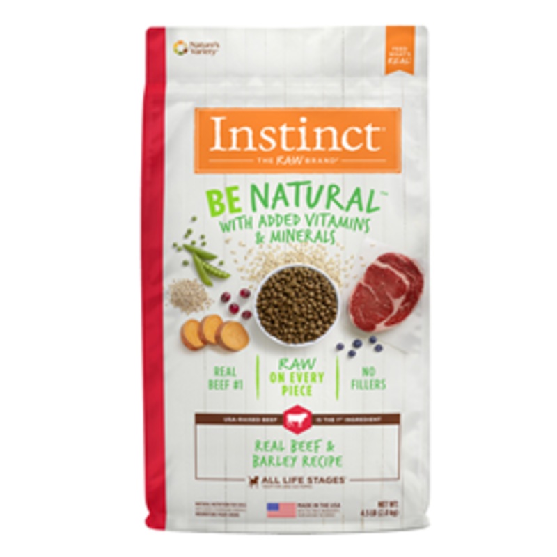 Instinct Be Natural Real Beef & Barley Recipe Dog Food