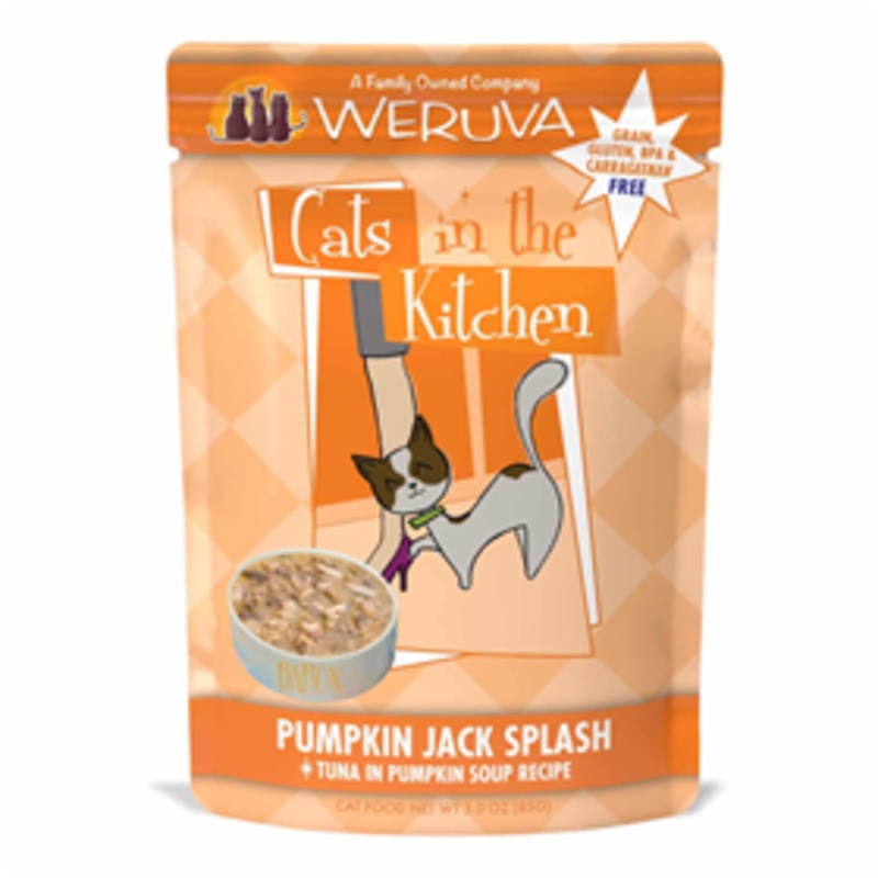 WERUVA Cats in the Kitchen Pumpkin Jack Splash Cat Food 3 oz