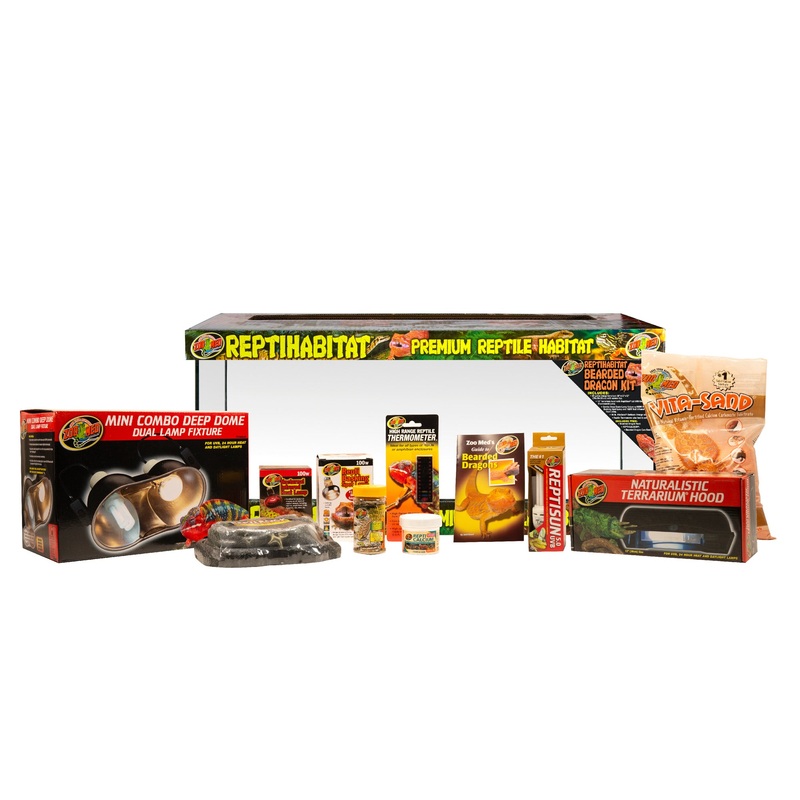 Zoo Med ReptiHabitat Terrarium Kit – Bearded Dragon 20 Gallons