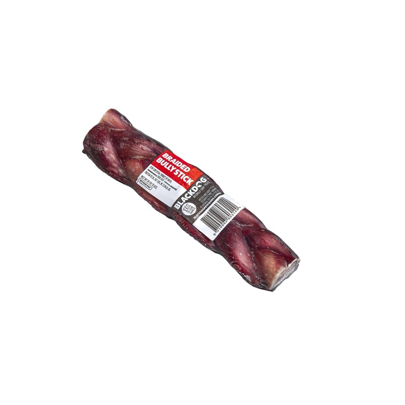 Blackdog Braided Bully Stick Dog Treat