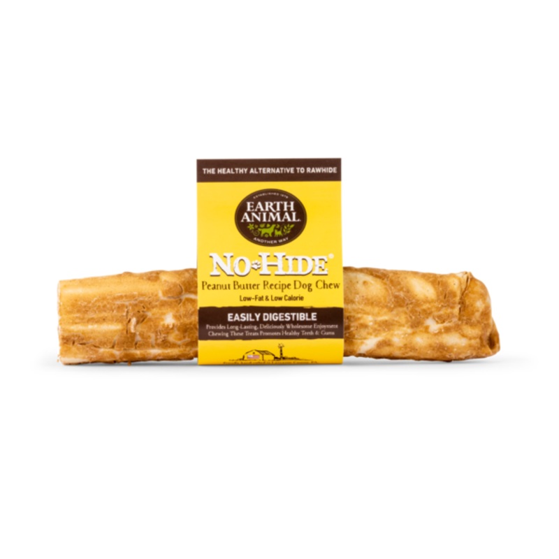 Earth Animal Peanut Butter No-Hide Wholesome Chews, Single Chew