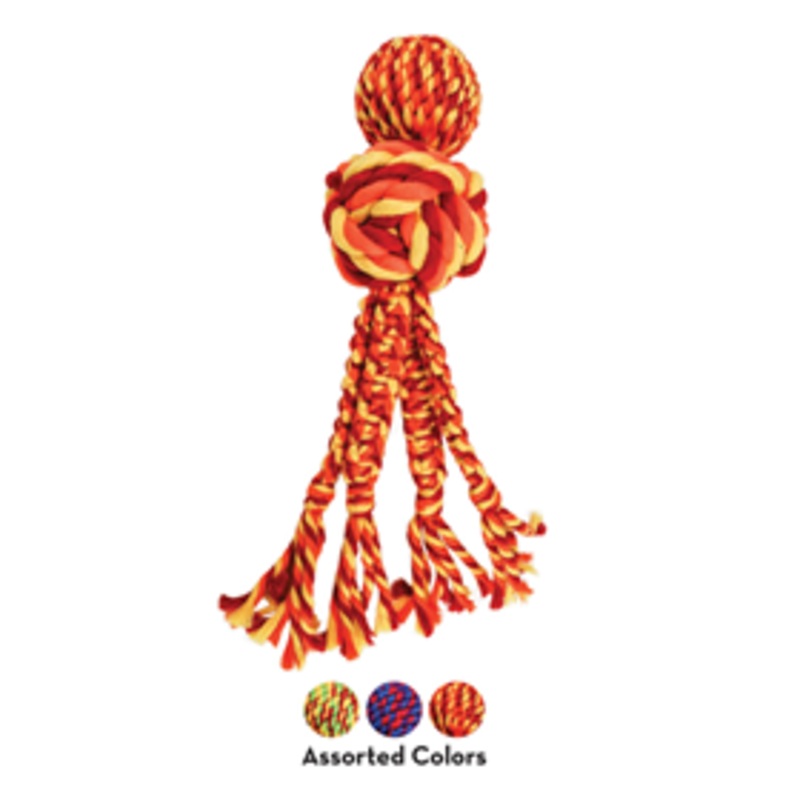 KONG Wubba Weaves with Rope Assorted