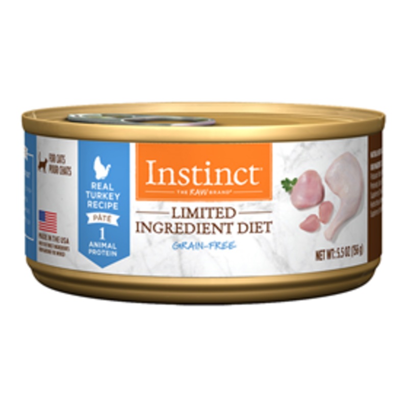 Nature’s Variety Instinct Limited Ingredient Diet Grain-Free Turkey Formula Canned Cat Food 5.5 oz