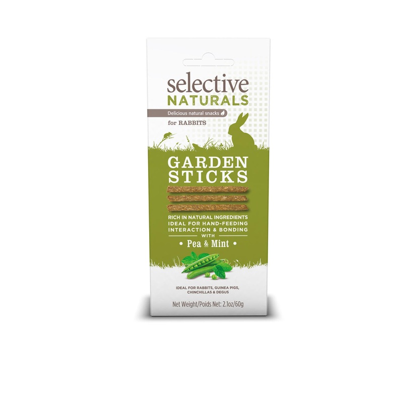 Selective Naturals Garden Sticks Rabbit Treats 60g