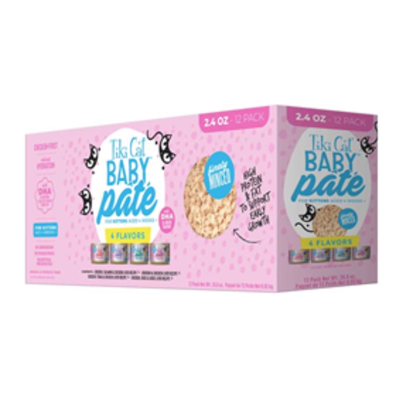 Tiki Cat Baby Pate Variety Pack 2.4oz