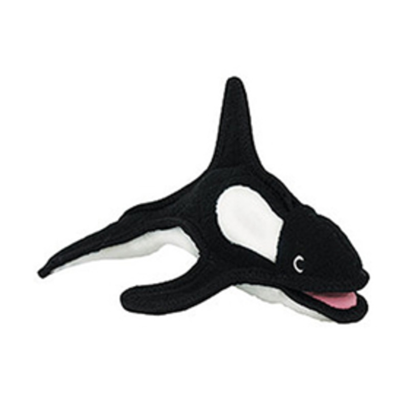 Tuffy Sea Creatures Kinley Killer Whale Dog Toy