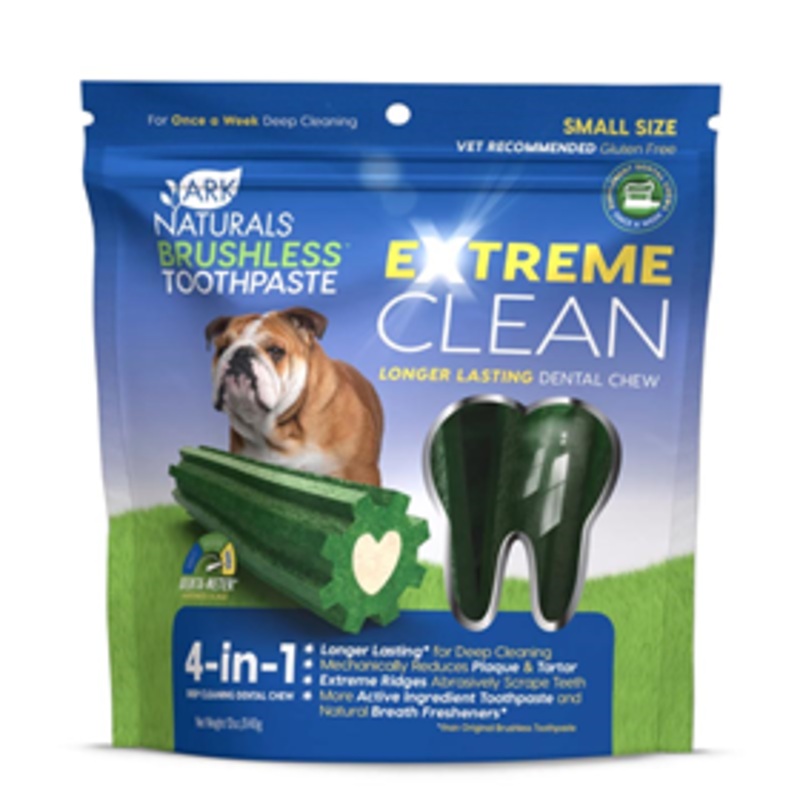 Ark Naturals Brushless Toothpaste Extreme Clean 4-in-1 Dental Chew for Dogs