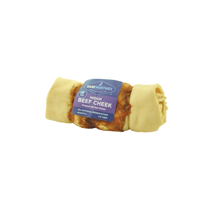 Barkworthies Medium Beef Cheek Wrapped with Chicken