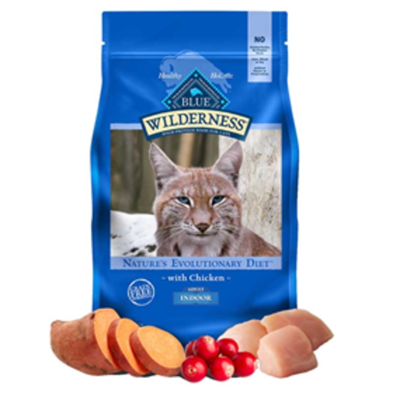 Blue Buffalo BLUE Wilderness Chicken Recipe for Indoor Cats