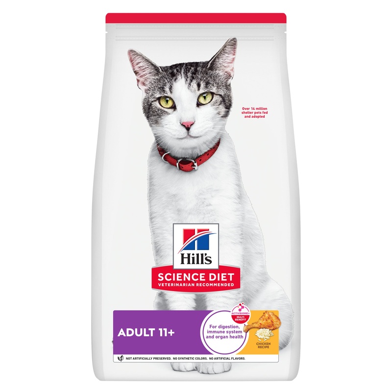 Hill’s Science Diet Adult 11+ Senior Dry Cat Food