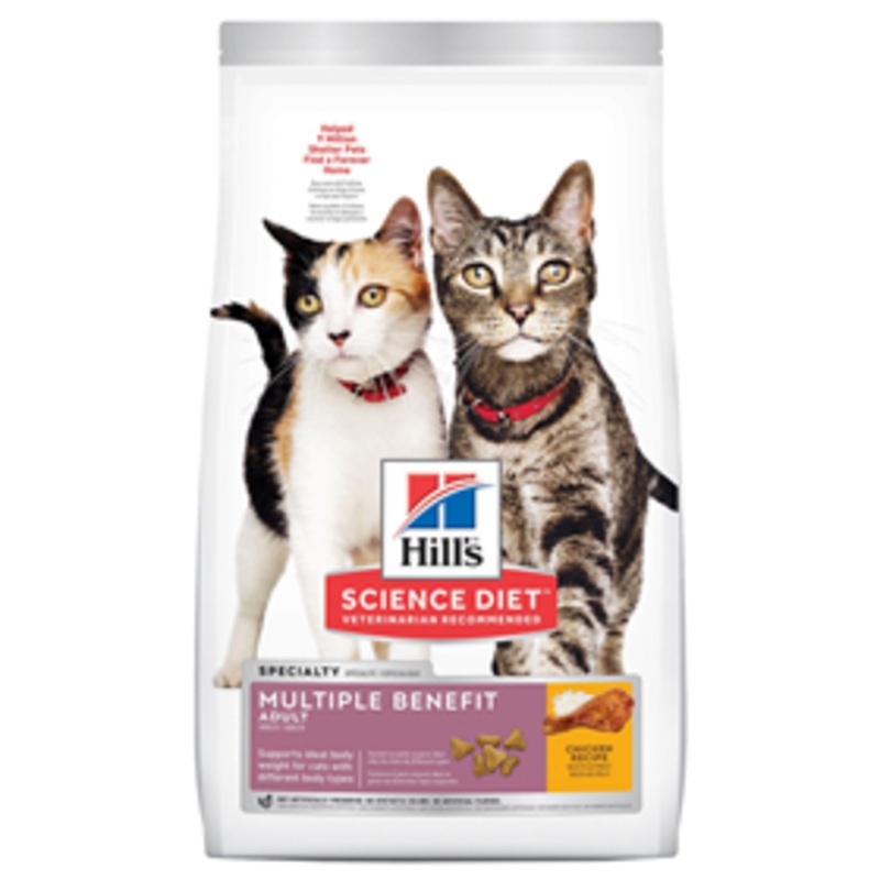 Hill’s Science Diet Adult Multiple Benefit Dry Cat Food