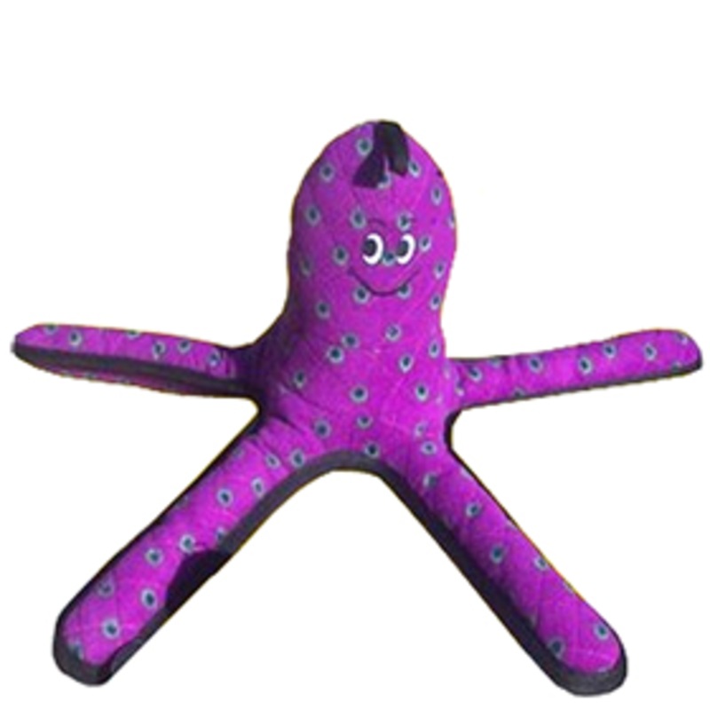 Tuffy Ocean Creatures Purple Pete Octopus Dog Toy