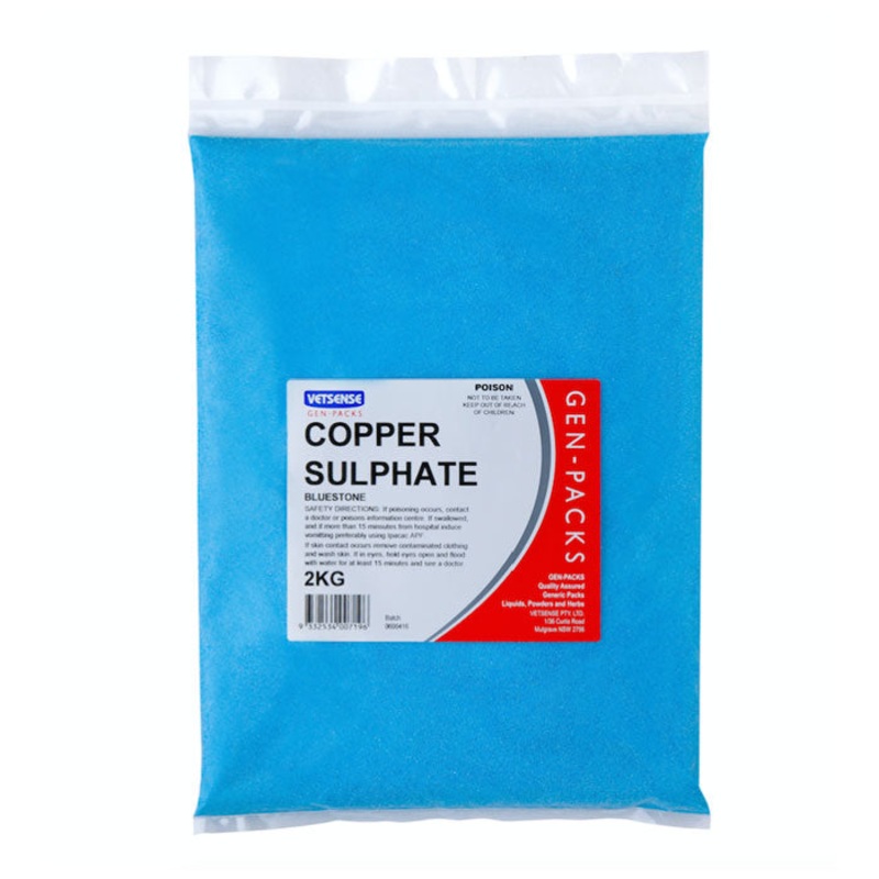 Vetsense Gen Packs Copper Sulphate
