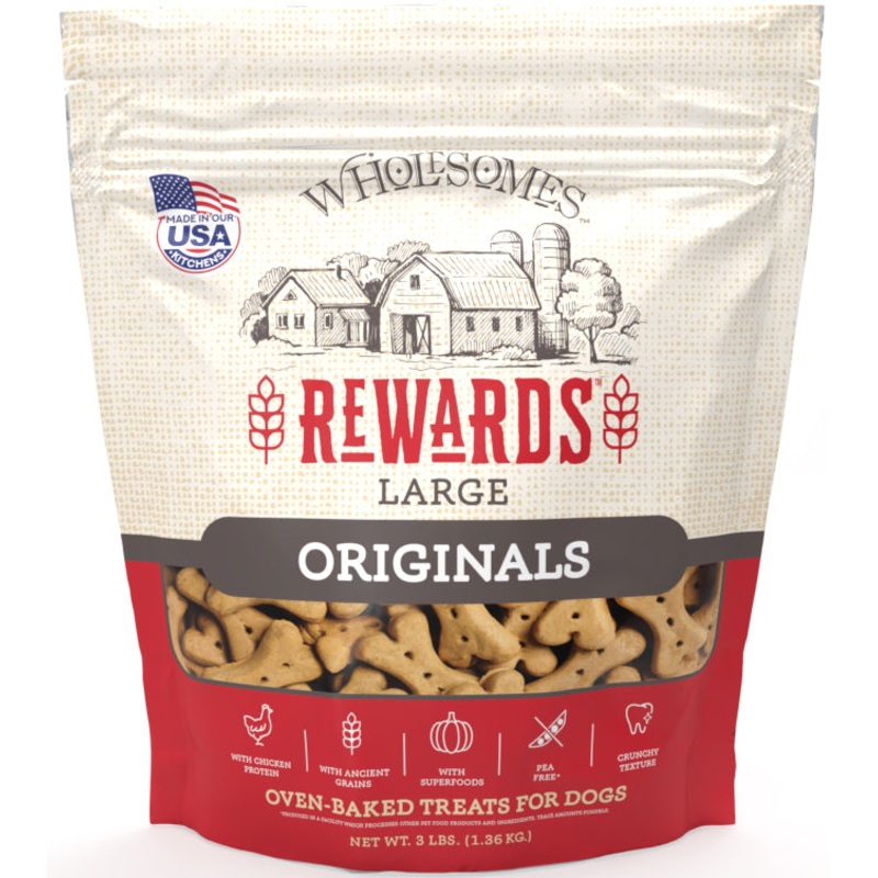 Wholesomes Rewards Large Originals Biscuit Dog Treats