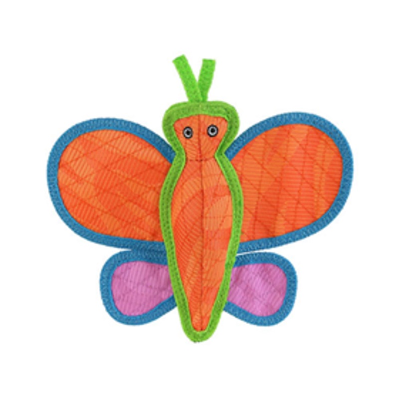 DuraForce Butterfly Orange Dog Toy