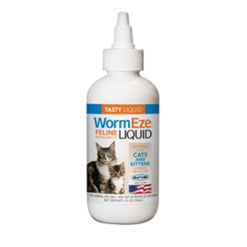 Durvet WormEze Liquid for Cats & Kittens  4 oz.