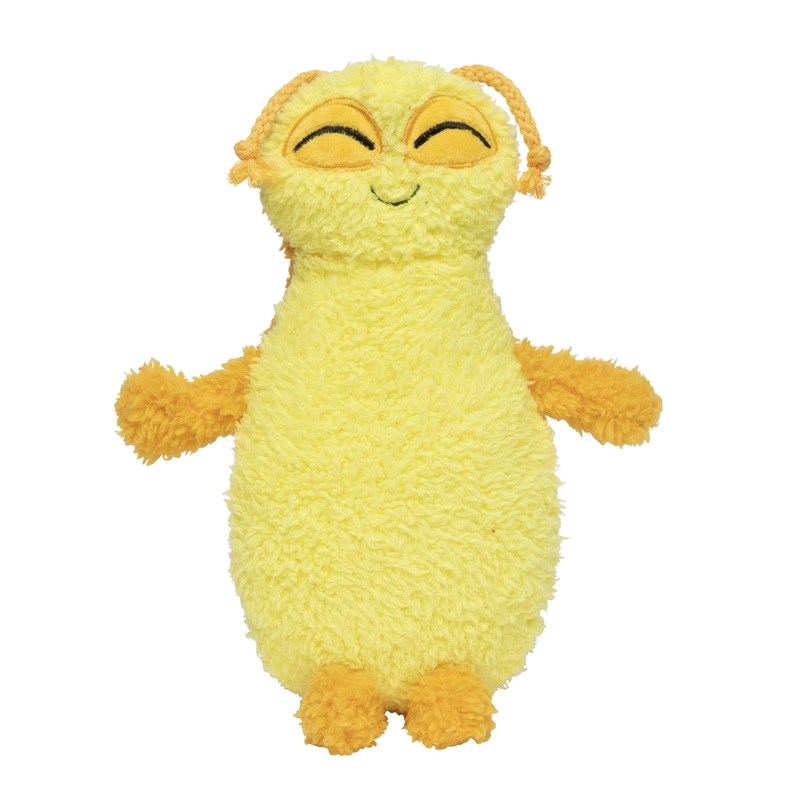 FuzzYard Belly The Bed Bug Yellow Dog Toy Small